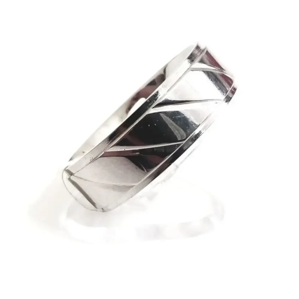 New stainless steel ring‎ size 13